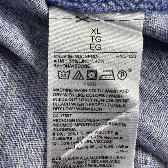 Old Navy DITSY Shorts Romper Sz X Large Purple Linen Blend Floral Elastic Waist - Picture 9 of 10